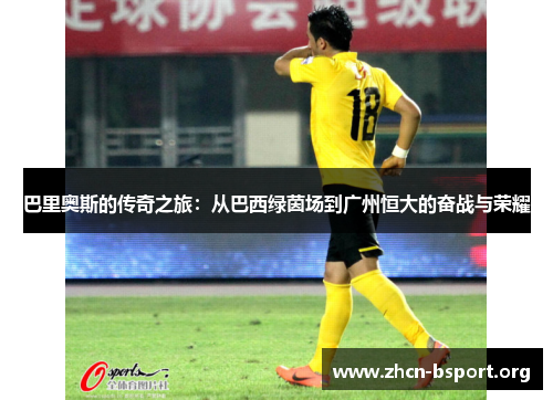 巴里奥斯的传奇之旅:从巴西绿茵场到广州恒大的奋战与荣耀 巴里奥斯的传奇之旅:从巴西绿茵场到广州恒大的奋战与荣耀