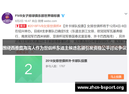围绕西雅图海湾人作为世俱杯东道主候选名额引发资格公平讨论争议